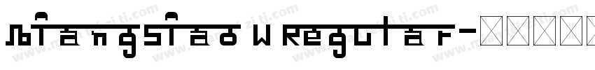 QiangDiao W Regular字体转换